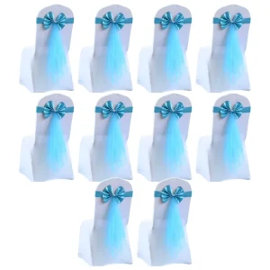 Lot de 10 nœuds de chaise mariage
