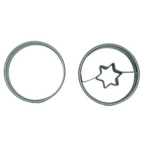 Lot rond (4 cm) centre étoile