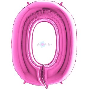 Ballon Chiffre 0 Violet 102 cm