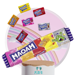 Maoam Bloxx : barre de 5 bonbons à mâcher