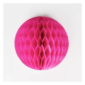 Boule alvéolée fuchsia 20cm