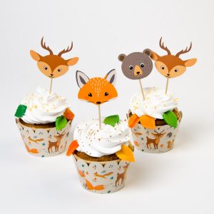 Kit Cupcakes Animaux de la Forêt – Recyclable