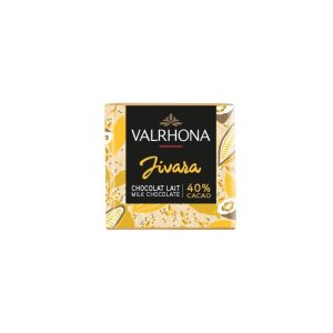 Boite de carrés de chocolat au lait Jivara 40% 1kg Valrhona