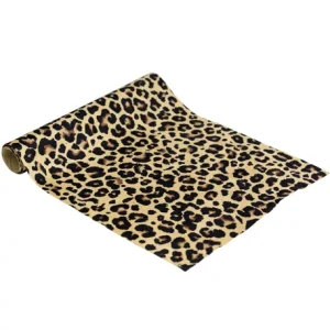 CHEMIN DE TABLE SUEDINE LEOPARD 28CMX3M