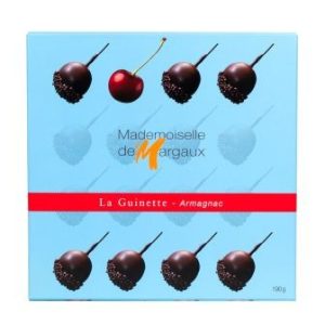 Coffret de guinettes a l’Armagnac et chocolat noir 110g Mademoiselle de Margaux