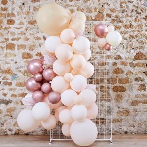 KIT POUR GUIRLANDE DE BALLONS « NUDE ET PALME »