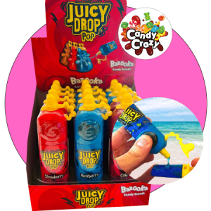 Juicy drop pop bazooka
