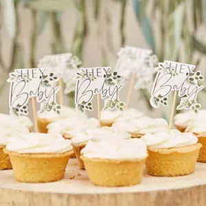 Decoration Cupcake Hey Baby