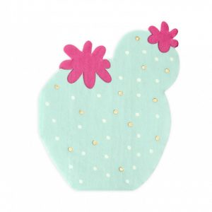 20 SERVIETTES « CACTUS » – 24 CM