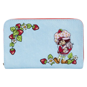 CHARLOTTE AUX FRAISES – Denim – Portefeuille LoungeFly