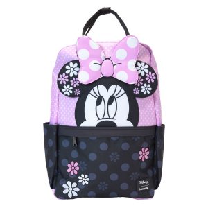 DISNEY – Minnie Floral Rock the Dots – Sac à Dos Nylon LoungeFly