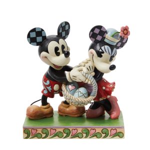 Figurine Mickey et Minnie Pâques rétro – Disney Traditions
