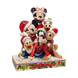 Figurine Mickey et ses amis fêtent Noël – Disney Traditions