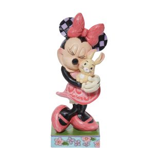 Figurine Minnie tenant un lapin – Disney Traditions