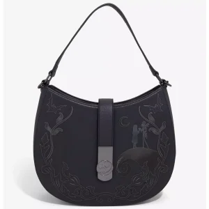 Loungefly Disney L’étrange noël de mr jack – Jack & Sally Scene Tonal – Sac à main