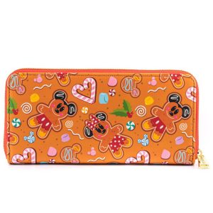 Portefeuille Mickey Minnie Loungefly Disney pain d’épice