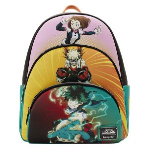 Sac à dos Loungefly My Hero Academia Triple Pocket Scene